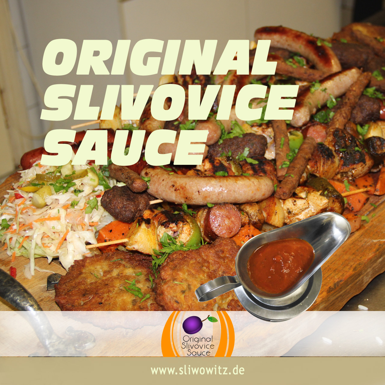 Original Slivovice Sauce, Slivovice Omacka, Gastronomie, Gourmet, Cooking, Recipes,