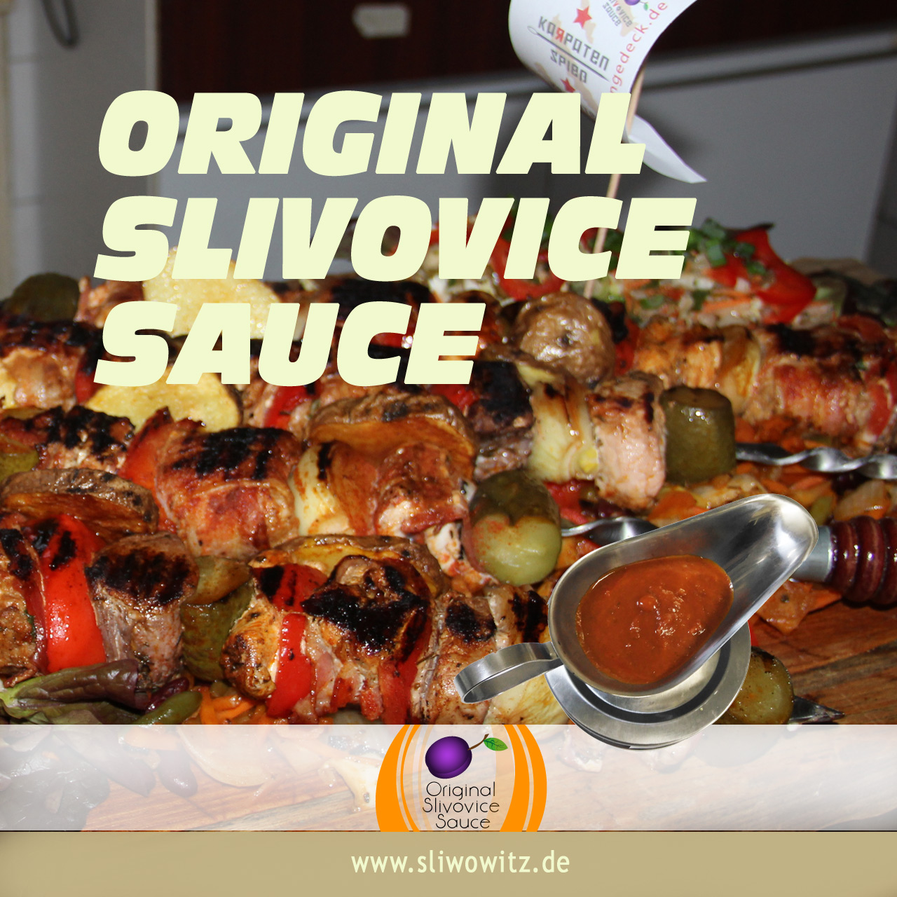 Original Slivovice Sauce, Slivovice Omacka, Gastronomie, Gourmet, Cooking, Recipes,